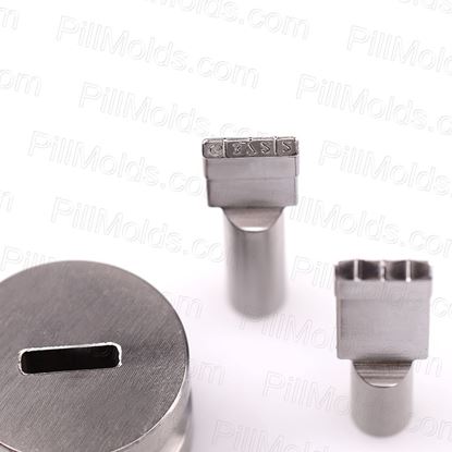 Picture of In stock! G3722 Pill Tablet die Mold/punch die mold set (15x4MM, TDP-6)